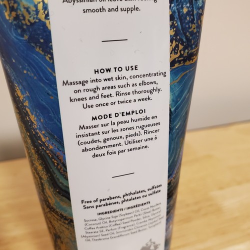 Cela Black Gold Supreme Coffee Scrub 6.7oz Full Sz Sealed - Picture 4 of 4