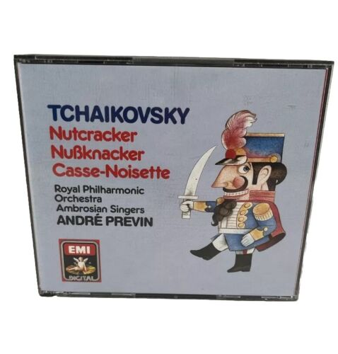 Tchaikovsky The Nutcracker Previn 2x CDs 1986 W. Germany EMI CD