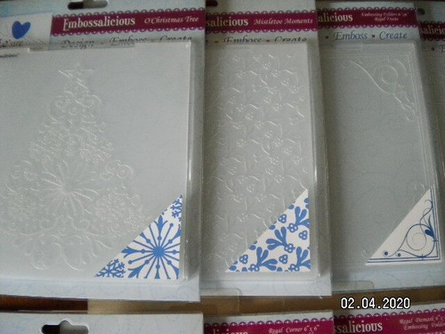 Beautiful Embossaliscious 6" x 6" Embossing Folders. Choice of 10 Designs. (C35) - Picture 2 of 25