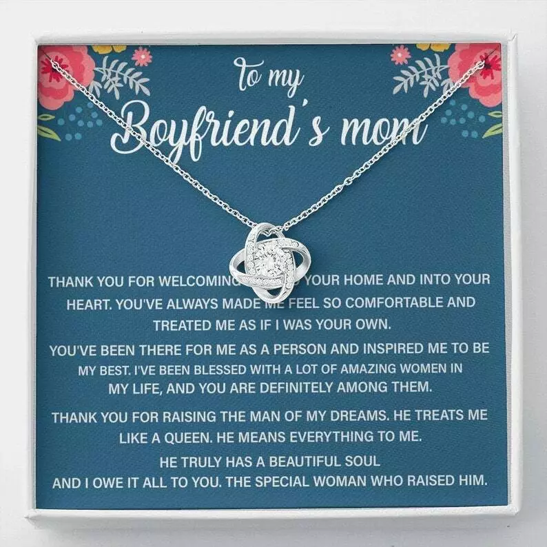 Boyfriends Mom Gift, Gifts for Boyfriends Mom, To My Boyfriends Mom  Bracelet, For Boyfriend's Mom Mothers Day Gift, Christmas, Wedding Gift