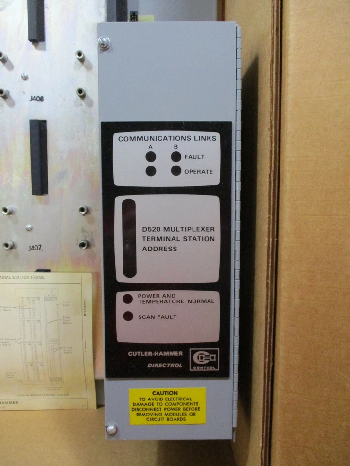 NEW Cutler Hammer D520FT16 Directrol Terminal Station Frame Rack 16-Slot NIB - Image 3 of 4