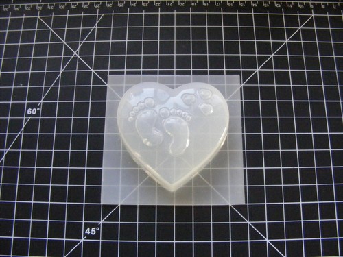 Baby Love Heart Mold, Bath Bomb Mold, Soap Mold, Chocolate Mold, Craft Mold - Picture 4 of 8
