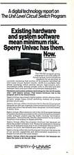 Sperry Univac Defense Systems Unit Level Circuit Switch Program Vtg Mag Print Ad