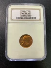 1937 WHEAT CENT NGC MS-66 RD - UNCIRCULATED - RED - EARLY DATE - SLABBED - 1C