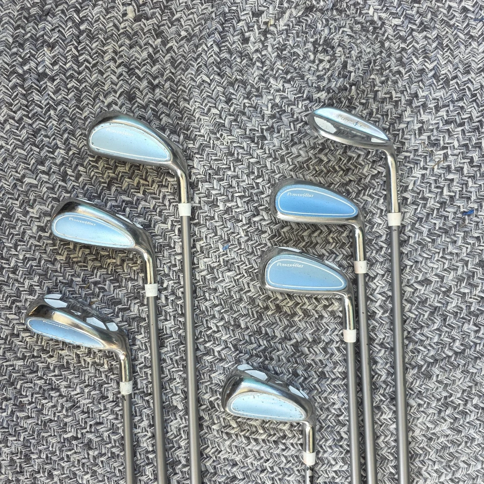 Women PowerBilt EX-550 4-PW+SW *No 8 Iron Hybrid Irons Graphite Lady Flex Shaft - Image 2 of 4