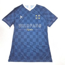 Togethxr x Wildfang Soccer Jersey Womens Medium Blue Checkered Blokecore