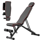 Multifunctional Foldable Fitness Bench, Adjustable Weight Training Bench