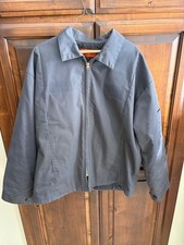 Mens Small CINTAS Quilt Lined Full Zip Mechanic Bomber work Twill Jacket Gray XL