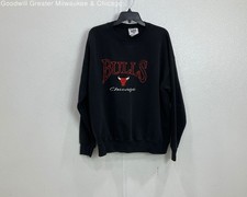 Vintage Lee Sport 80's Chicago Bulls Embroidered Sweatshirt Size Large