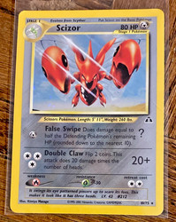 Scizor 10/75 Neo Discovery Holo Rare