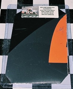WILLIAM SAWALICH RACE USED SHEETMETAL 2025 CHARLOTTE #1 SOUND GEAR NASCAR WS08