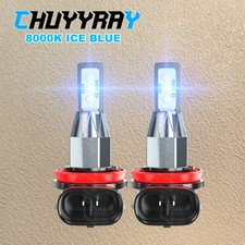 For Toyota RAV4 2006-2009 2010 2011 2012 H8 Fog Light ICE BLUE LED Bulbs 8000K