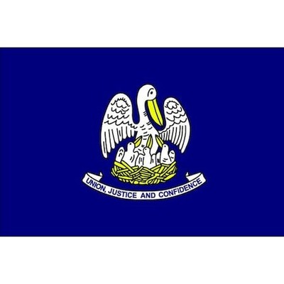 Annin Flagmakers 142160 Louisiana State Flag,3X5 Ft