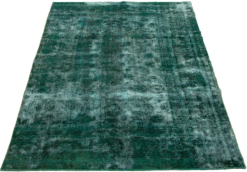 Traditional Vintage Hand-Knotted Oriental Carpet 6'3" x 9'10" Wool Area Rug - Image 3 of 4