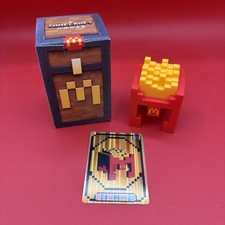 MCDONALD  S MINECRAFT MOVIE ADULT HAPPY MEAL TOY FRY HELMET  UNUSED CODE CARD