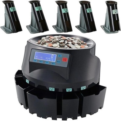 T9600A Professional USD Coin Counting Machine, Automatically Sorts 300 C/min -m