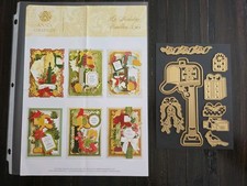 Anna Griffin 3D Holiday Mailbox Dies AG1666 Christmas 9pc Metal Dies Cardinal