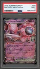 Pokemon Team Rocket's Mewtwo ex Destined Rivals Double Rare #081 PSA 9 Mint
