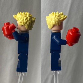 Lego Minifigure sh0226 Captain Marvel Red Sash 2016 w/ Red Mask Head 76049 Rare