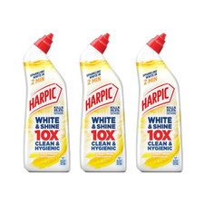 Harpic Toilet Cleaner Bleach White & Shine Citrus Fresh 750ml x 3 3.77 per litre