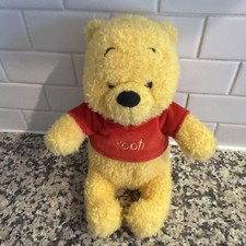 Disney Tokyo Japan Winnie the Pooh Plush Fluffy Plushy Stuffed Toy Disneyland