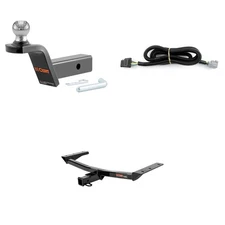 CURT Class 3 Towing Kit Trailer Hitch, Wiring, Ball Mount - 13272, 56083, 45152