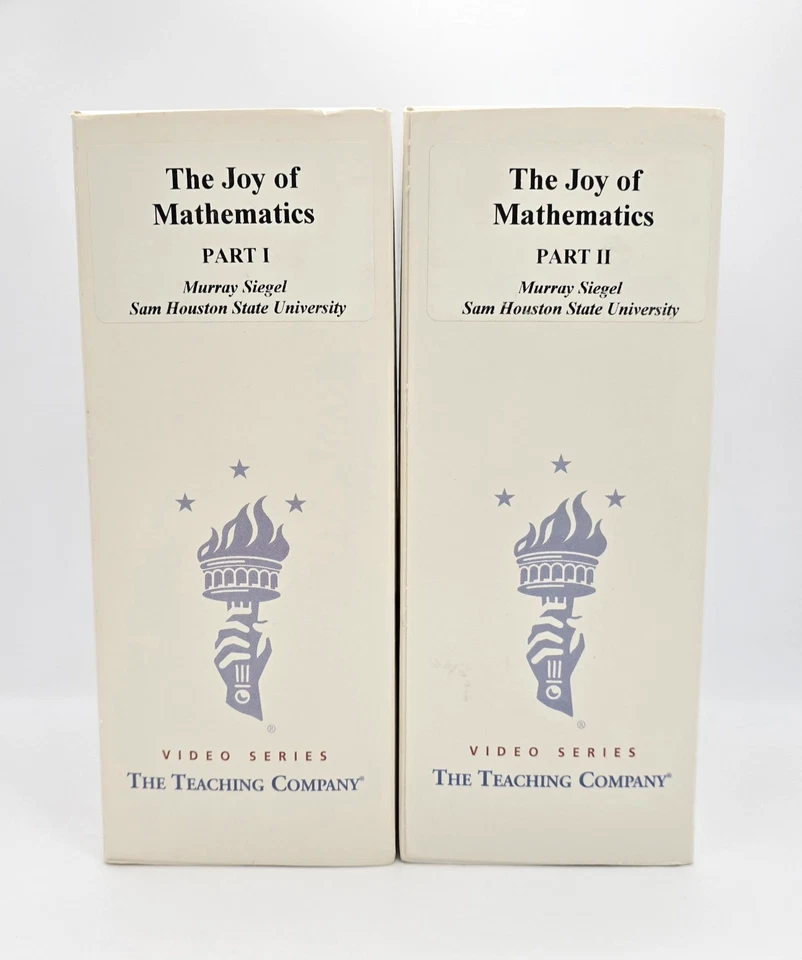The Joy of Mathematics VHS 6-Tape Set Teaching Company Great Courses Tested Rare - Image 2 of 4