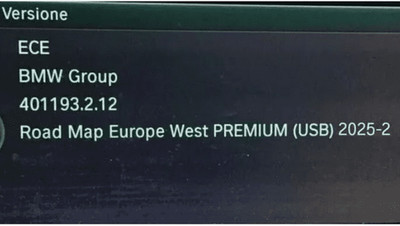 BMW FSC Navi Update Europe PREMIUM 2025-2 ohne USB inkl. FSC
