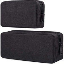 dealcase Canvas Waterproof Universal Small  Big,  Big Black X 2 