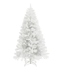 HOMCOM 9ft Tall Artificial Christmas Tree, Unlit Xmas Tree With 2132 Branch Tips
