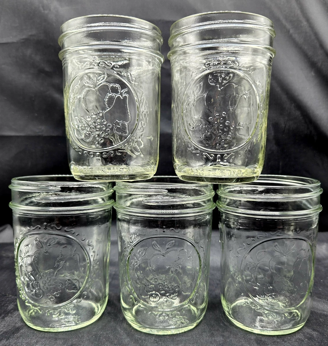 Ball JELLY GLASSES ボールジャー ガラスキャニスター12個 Ball Jelly Jars In Collectible Jars 1900-Now for sale | eBay