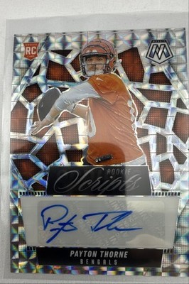Payton Thorne 2025 Panini Mosaic #RS-PTE  Rookie Scripts (AU, RC)