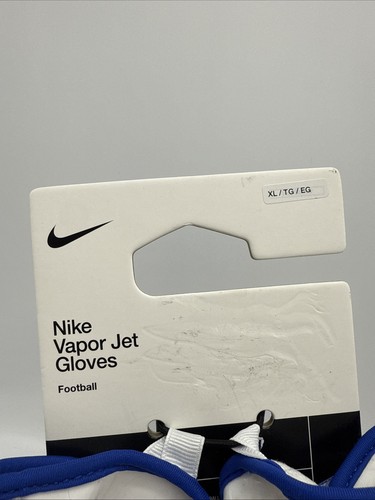Guantes de fútbol para hombre Nike Air Force Falcons Vapor Jet 7.0 XL NCAA FN5668-172 - Imagen 2 de 6