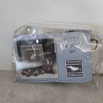 Twisted Threads cross stitch Kit - BITTY BUNNY - Limited Edition