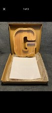 Brand New Wooden Letters Piggy Banks Letter G