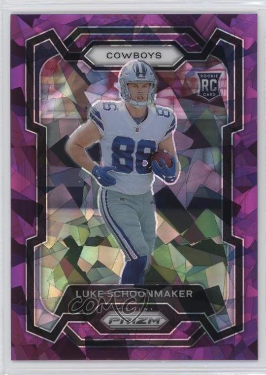 2023 Panini Prizm Rookies Purple Ice /225 Luke Schoonmaker #325 Rookie RC 16a2