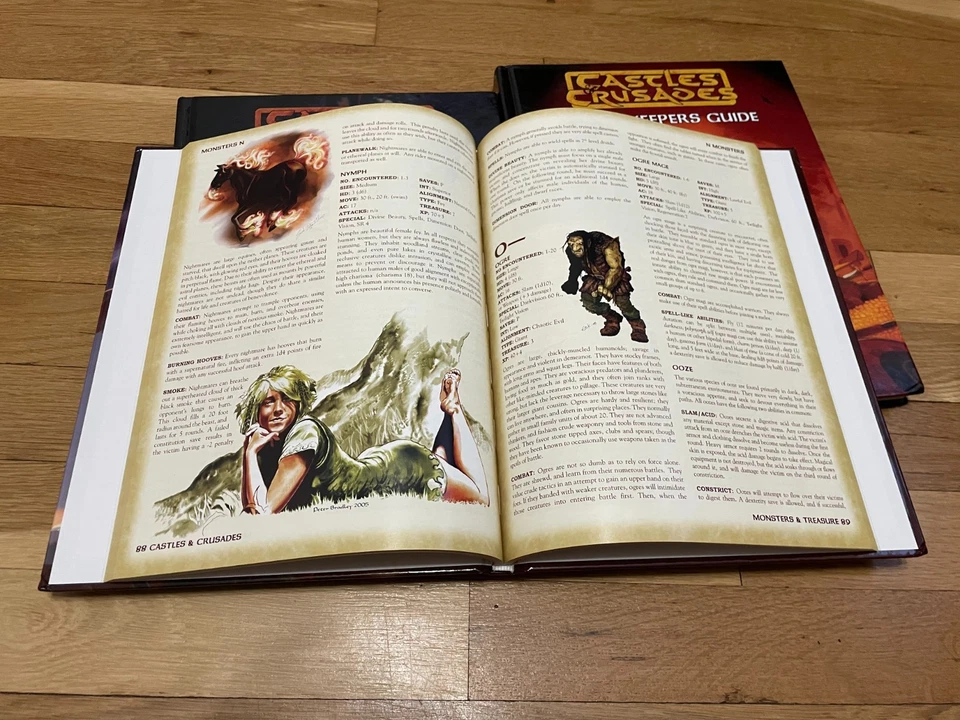 Manual de Jugadores Castillos y Cruzadas, Monstruos y Tesoros, CKG, Lote de Pantalla D&D Foto 4 de 4