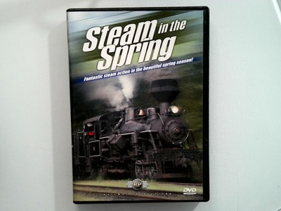 #ad Steam in the Spring DVD 2004 Railway Productions Steam Train Action Documentary $6.99
