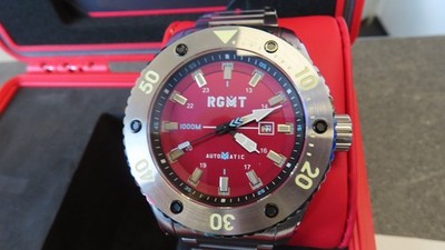 RGMT All-Brite Automatik mit Edelstahlband  100 ATM  RG-8056-33 Herrenuhr