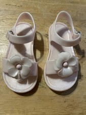 Cat Jack floral flower adjustable ankle strap sandals for toddlers size 7