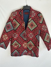 Pueblo Men’s Jacket Blazer Tribal Ethnic Lakota Indian Made In USA.