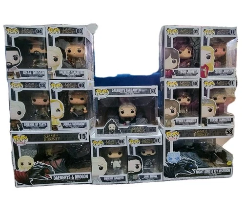 Funko Pop! Game of Thrones - lot of 13 Drogon Icy Viserion Daenerys Targarryen