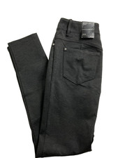 INC International Concepts Skinny Leg Curvy Fit High Rise Dark Gray Pants Size 8