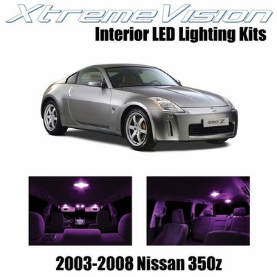 XtremeVision Interior LED for Nissan 350Z 2003-2008 (5 PCS) Pink