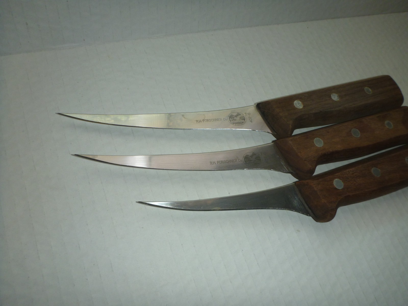 Vintage Victorinox R. H. Forschner Co. Curved Boning Knife Skinner Butcher 407-6