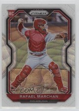 2021 Panini Prizm Tier II White Wave Prizm Rafael Marchan #151 0i49