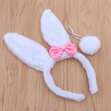  2 Lot de 4 PCS Bandeau De Pâques Kit De Queue De Lapin Adorable Oreille De