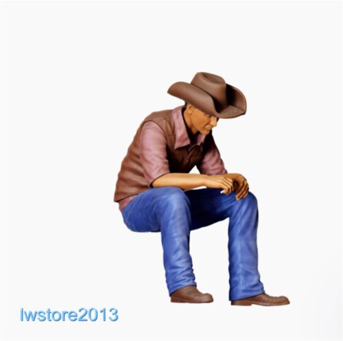1/64 1/87 1/43 1/18 1/24 Vaquero Hombre Niña Escena Miniaturas Figuras Modelo Para Coches - Imagen 4 de 6