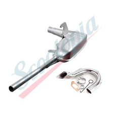 Lambretta Series 1 2 Casa 42mm Clubman Exhaust For Sale Online Ebay