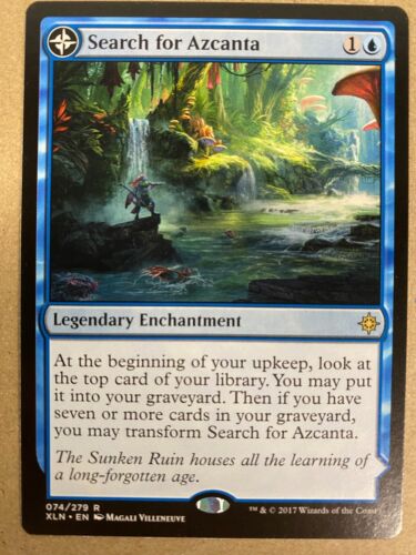 MTG 1x Suche nach Azcanta Azcanta, die versunkene Ruine Ixalan Magic the x1 NM